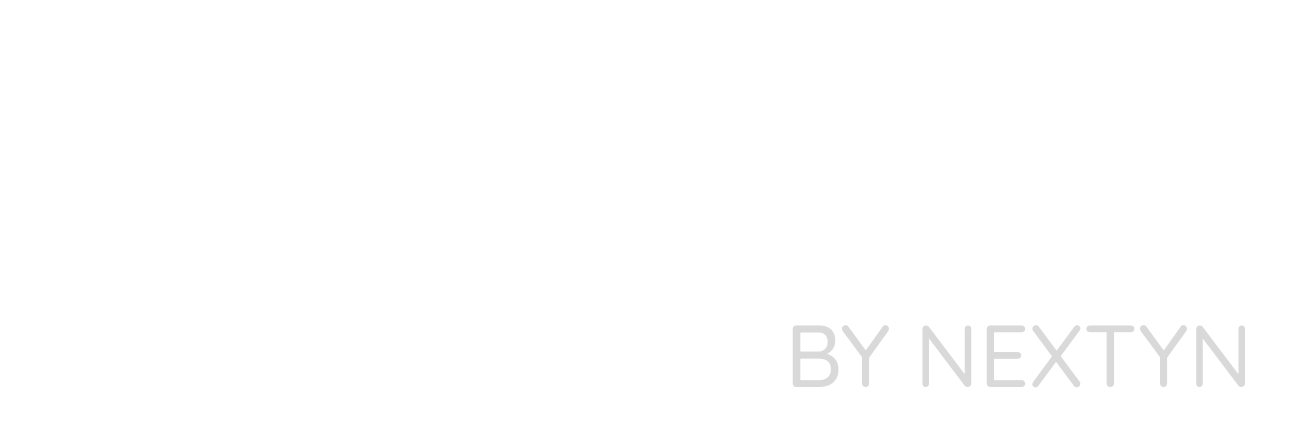 Transcript IQ Logo in Blue gradient and white colour